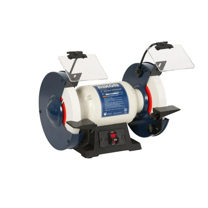 RIKON 8in Low Speed Grinder - Precision Bench Grinder for Woodworking Professionals