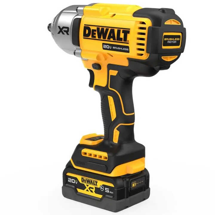 DEWALT 20V MAX XR 1/2in High Torque Impact Wrench with Hog Ring Anvil Kit 4