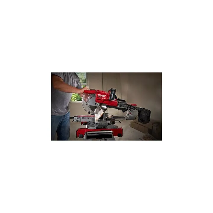 Milwaukee M18 10-Inch Cordless Miter Saw Kit with Heavy-Duty Folding Stand 2
