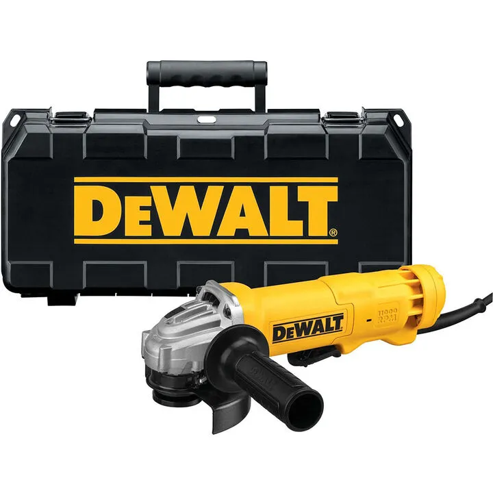 DEWALT 4-1/2 In. 11 Amp Angle Grinder Kit - High-Performance Metalworking Solution