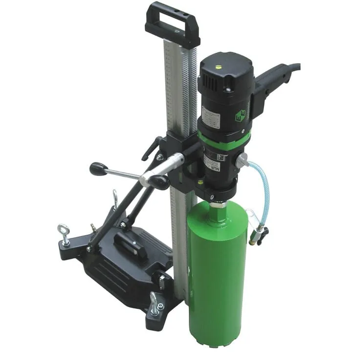 CS Unitec 3-Speed 6-Inch Wet Hand-Held Core Drill with Anchor Stand Kit