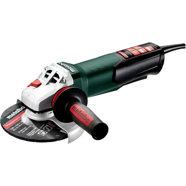 Metabo 6in Angle Grinder 9600 RPM 14.5 Amp with Non-Locking Paddle Switch