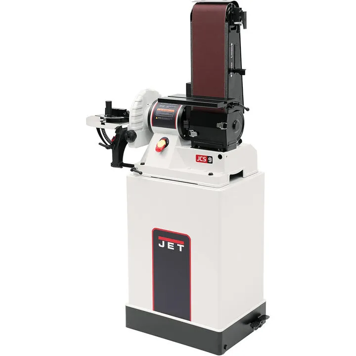 JET 6in x 48in Belt / 9in Disc Sander with Heavy-Duty Stand