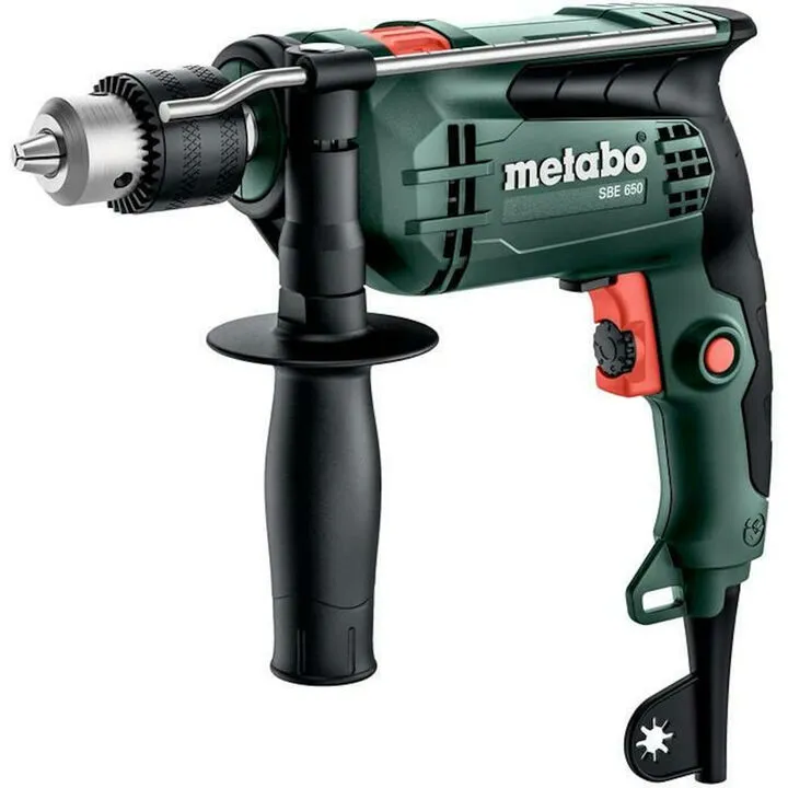 Metabo SBE 650 1/2in Impact Drill - Precision Engineering for General Purpose Drilling
