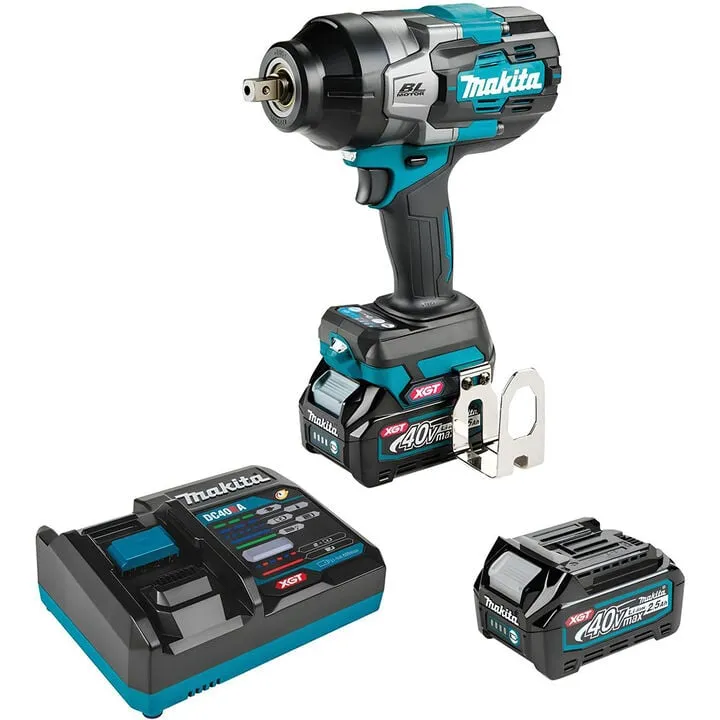 Makita 40V Max XGT Brushless 4-Speed 1/2-Inch High Torque Impact Wrench Kit with 14pc Deep Socket Set 6