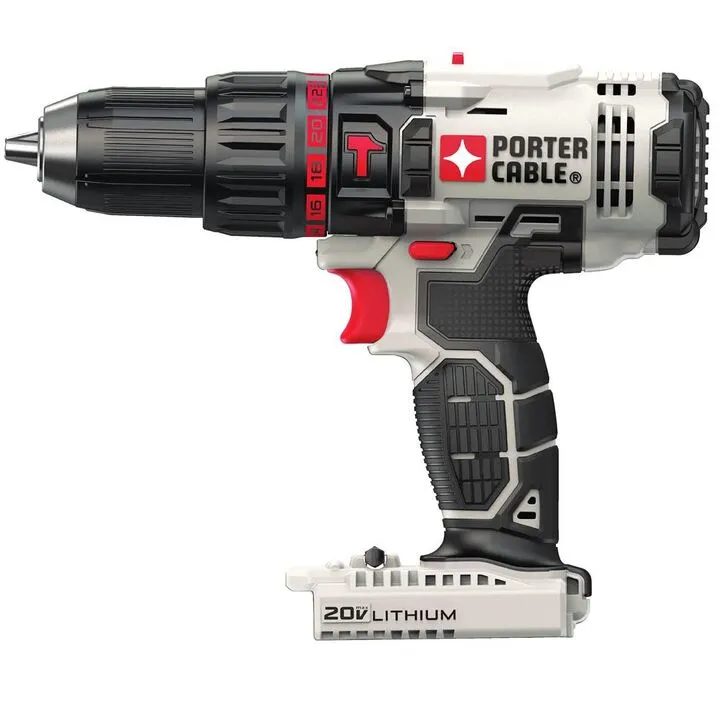 Porter Cable 20V MAX 1/2-inch Variable Speed Hammer Drill Kit - Optimized Performance Edition 2