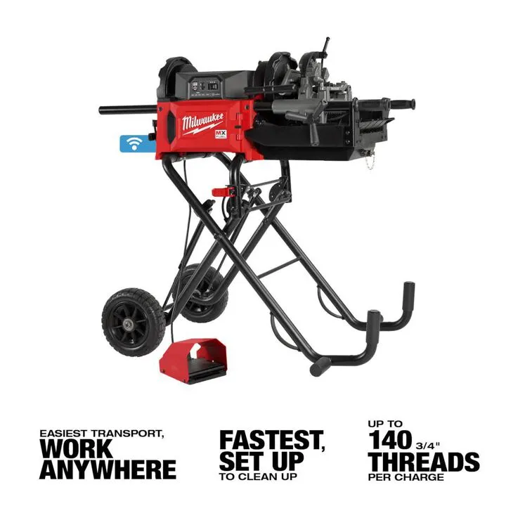 Milwaukee MX FUEL Pipe Threading Machine Kit - Professional Grade Cordless Performance 2