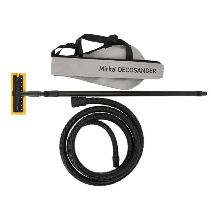 Mirka 9 Inch DecoSander System with 3x9 Inch and 9 Inch Round Pad Attachments 2