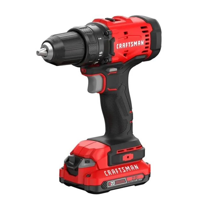 CRAFTSMAN V20 20V Cordless 1/2 Inch Drill Driver and Impact Driver Combo Kit 1