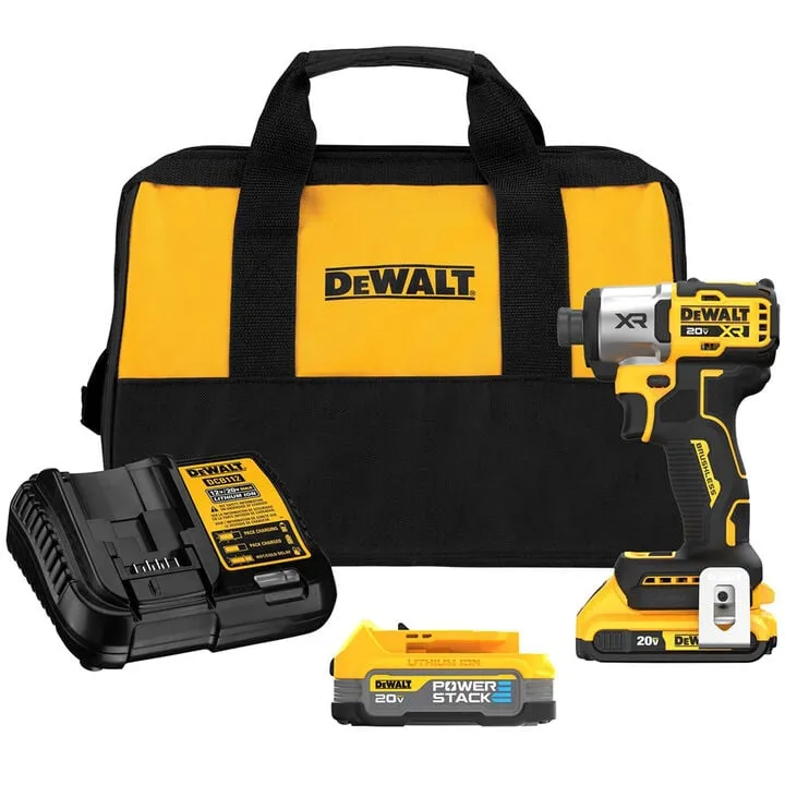 DEWALT 20V MAX XR 1/4in Impact Driver Kit - Brushless Precision Power