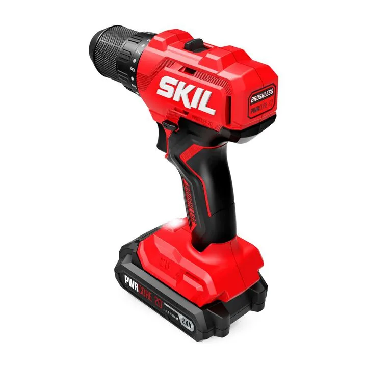 SKIL 20V Brushless Drill Driver and Impact Driver Combo Kit - High-Performance Cordless Power Tool Set 3
