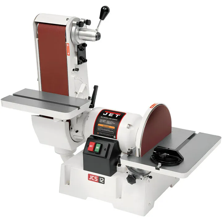 JET JSG-6DC 6-Inch x 48-Inch Belt and 12-Inch Disc Sander, 1-1/2 HP, 115/230V