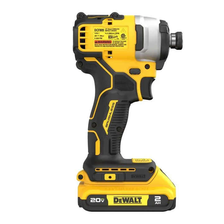DEWALT ATOMIC 20V MAX 1/4 Inch Compact Impact Driver Kit with Rapid Load Accessory Set 3