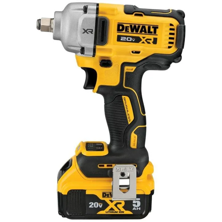 DEWALT 20V MAX XR 1/2in Mid Range Impact Wrench Kit with Hog Ring Anvil 3