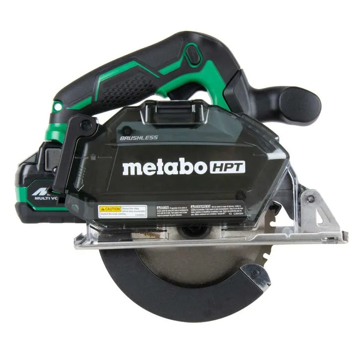 Metabo HPT 18V MultiVolt 5-3/8 to 5-7/8 Inch Cordless Metal Cutting Circular Saw Kit 1