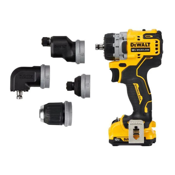DEWALT 12V XTREME Multi-Head Drill Driver & Rapid Load Accessory Set with ToughCase+ Bundle 4