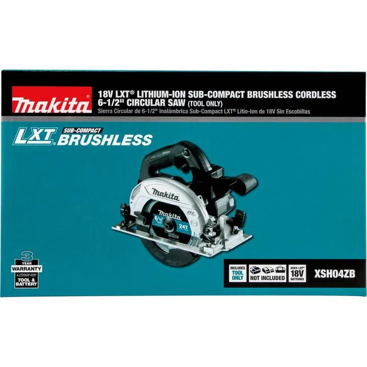 Makita 18V LXT Sub-Compact 6-1/2in Circular Saw (Bare Tool) 1