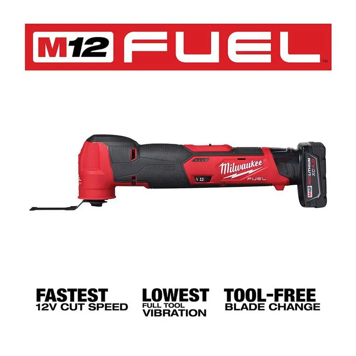 Milwaukee M12 FUEL Oscillating Multi-Tool Kit - Professional Performance Series 2