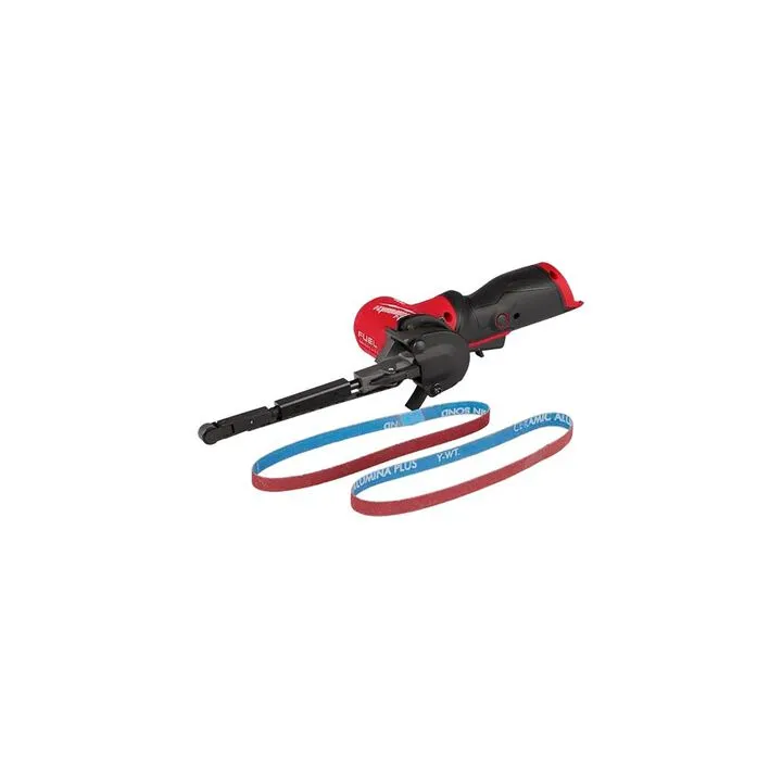 Milwaukee M12 FUEL 1/2 Inch x 18 Inch Bandfile with CP2.5 Battery Bundle 4