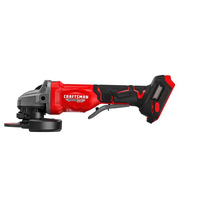 CRAFTSMAN V20 4-1/2 Inch Brushless Cordless Angle Grinder (Bare Tool)