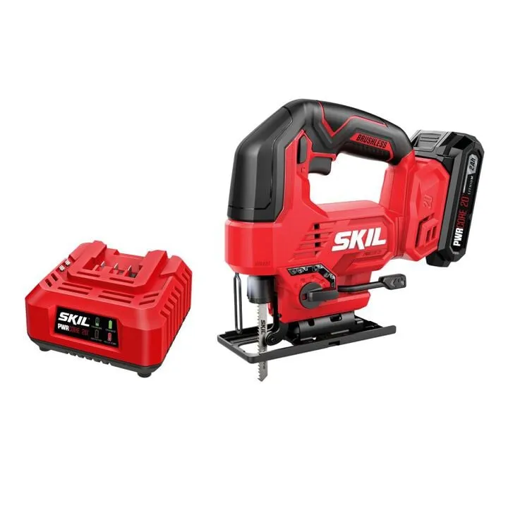SKIL PWR CORE 20 Brushless 20V Jigsaw Kit - High-Performance Cordless Precision