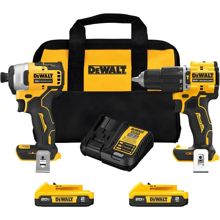 DEWALT 20V MAX Brushless 3-Tool Combo Kit - Professional Grade Cordless Power Solution 1