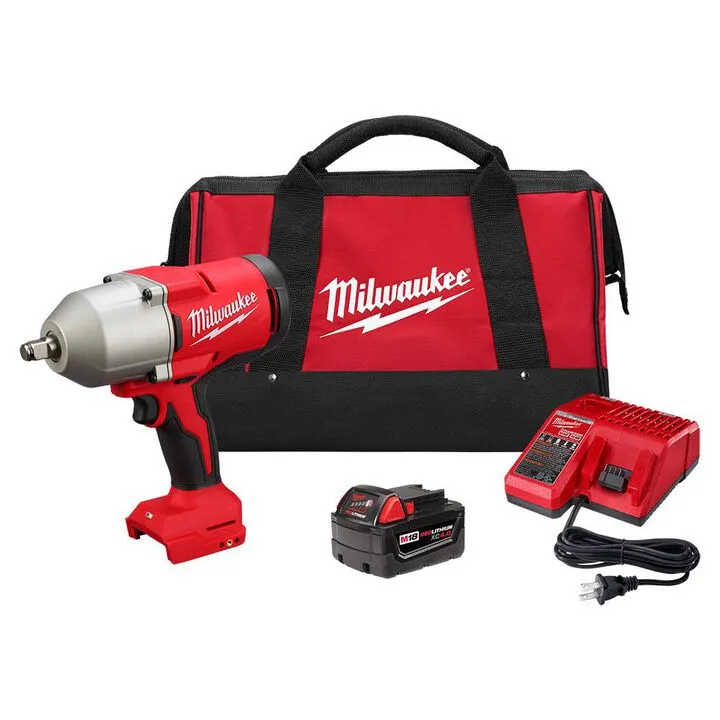 Milwaukee M18 Brushless 1/2 in High Torque Impact Wrench with Friction Ring Kit 1