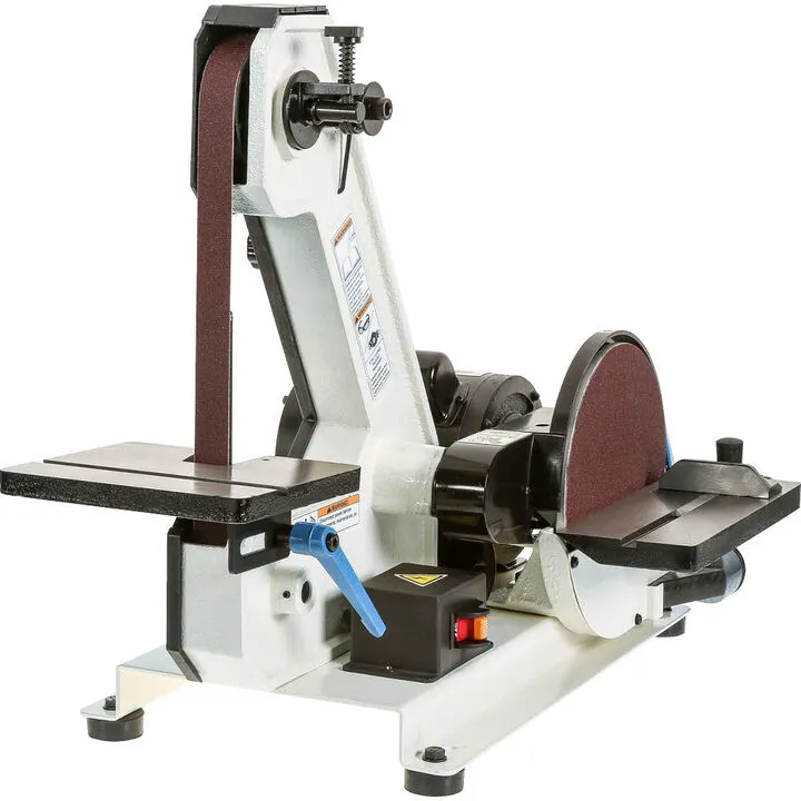 Shop Fox 1In x 42In Belt Sander with 8In Disc - Precision Benchtop Sanding Station