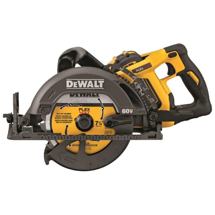 DEWALT FLEXVOLT 60V MAX 7-1/4-inch Worm Drive Style Circular Saw Kit (9.0Ah Battery) 4