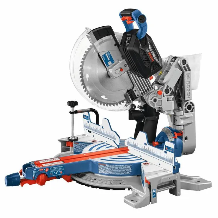 Bosch 18V PROFACTOR 12in Glide Miter Saw Kit - High-Performance Cordless Precision 3