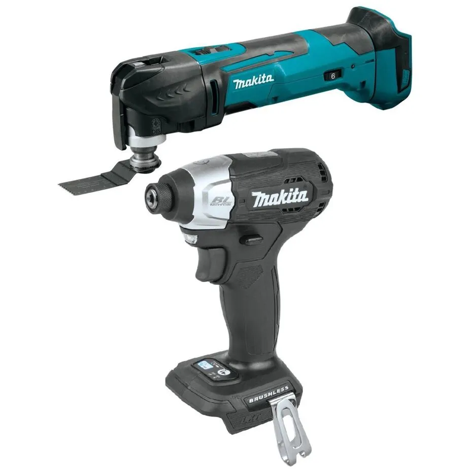 Makita 18V LXT Lithium-Ion Cordless Multi-Tool and Sub-Compact Impact Driver (Bare Tool) Bundle