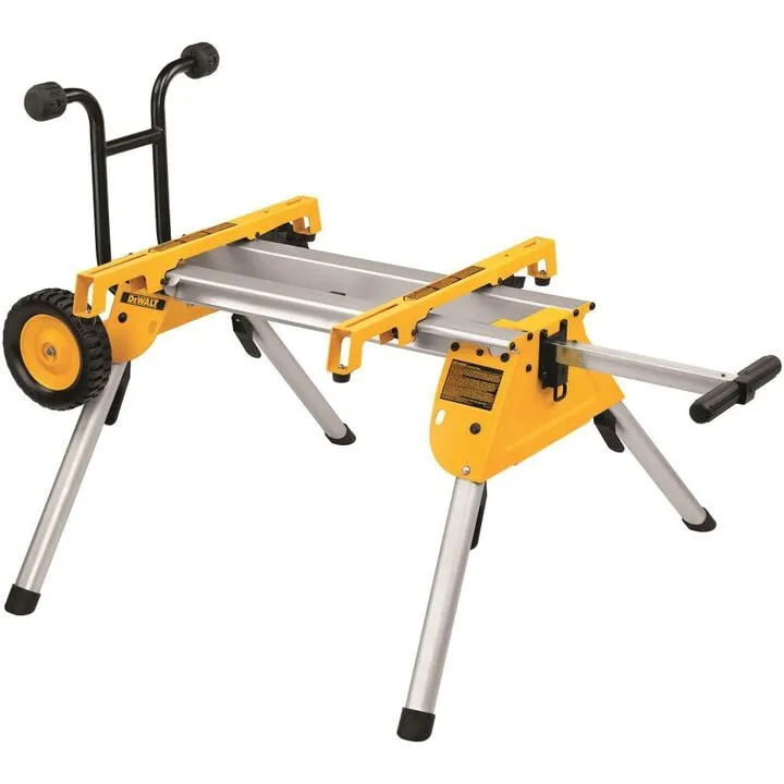 DEWALT 8 1/4-inch Compact Jobsite Table Saw with Rolling Stand - Professional Precision Bundle 4
