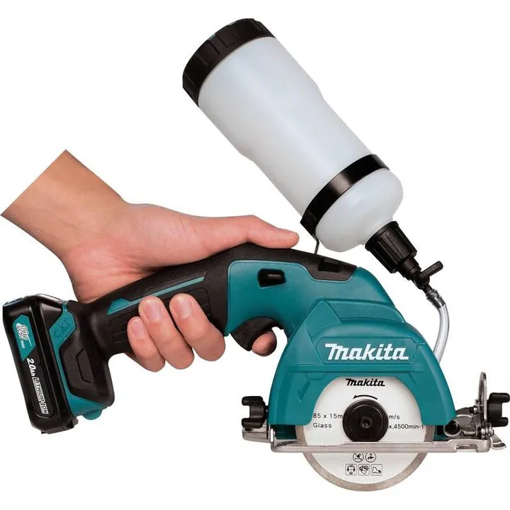 Makita 12V max CXT Lithium-Ion Cordless 3-3/8 in. Tile/Glass Saw Kit 3