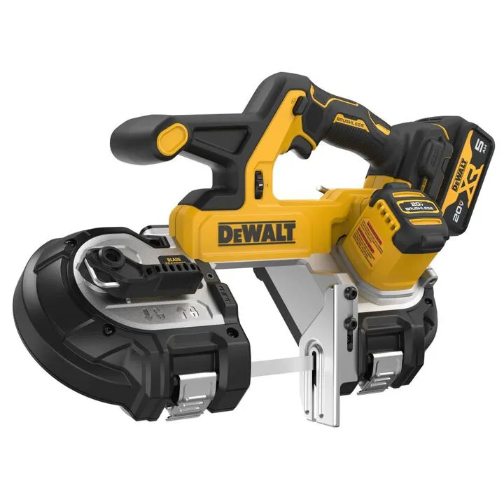 DEWALT 20V MAX* 3-1/4in Cordless Band Saw Kit - Professional Grade Metal Cutting