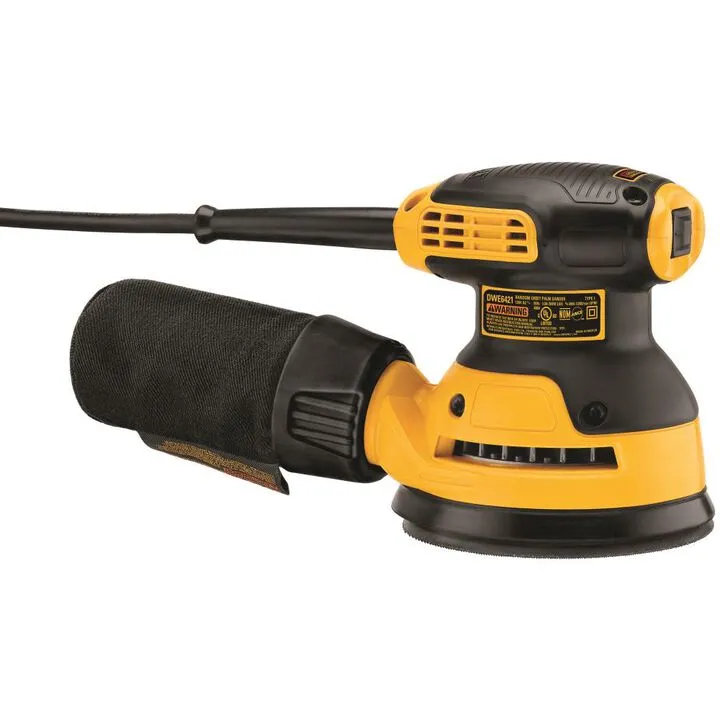 DEWALT 5-Inch Random Orbit Sander with Hook and Loop Pad 1