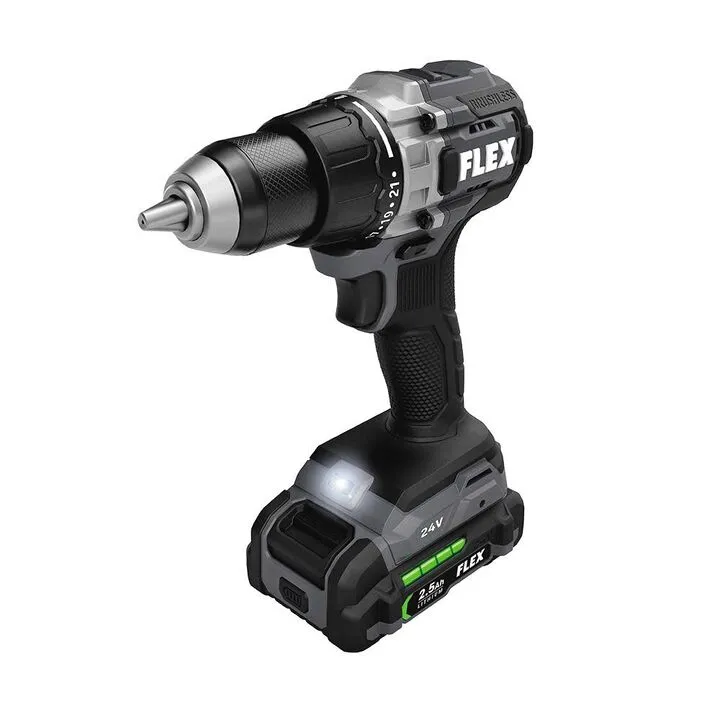 FLEX 24V 4pc Cordless Combo Kit - Professional Power & Durability 4