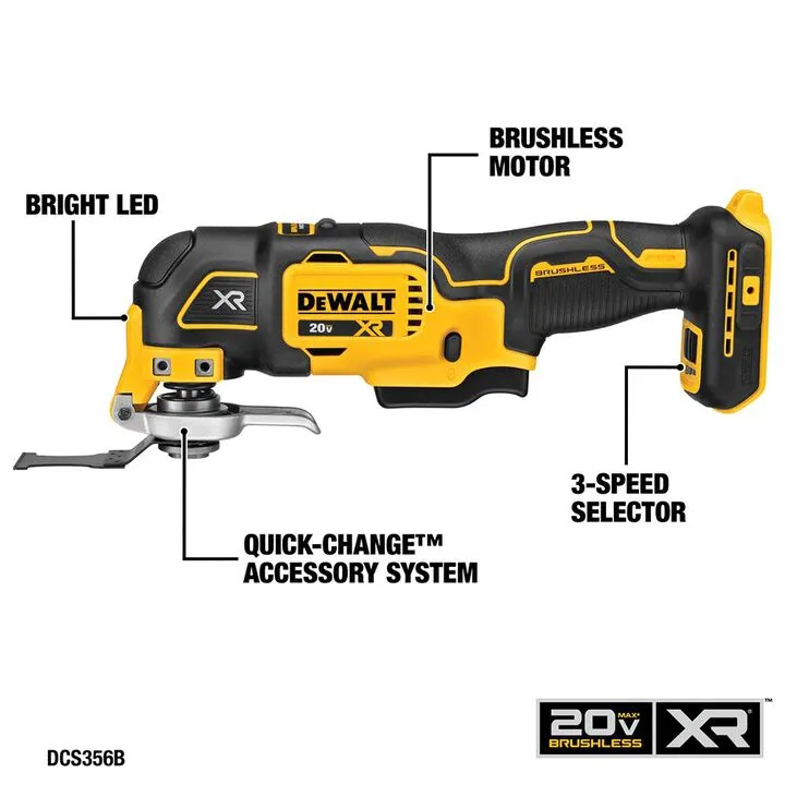 DEWALT 20V MAX Cordless 6-Tool Combo Kit - Professional Grade Performance 6