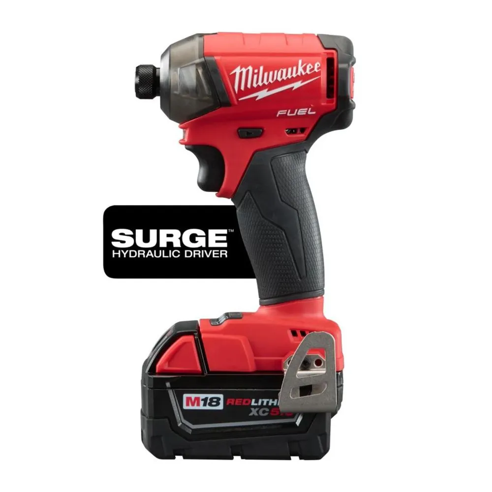Milwaukee M18 FUEL SURGE 1/4 in. Hex Hydraulic Driver Kit - Professional Quiet Fastening Solution 5