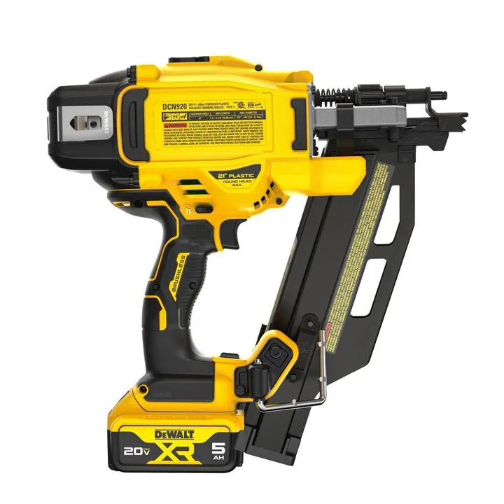 DEWALT 20V MAX Brushless 21 Degree Plastic Framing Nailer Kit 3