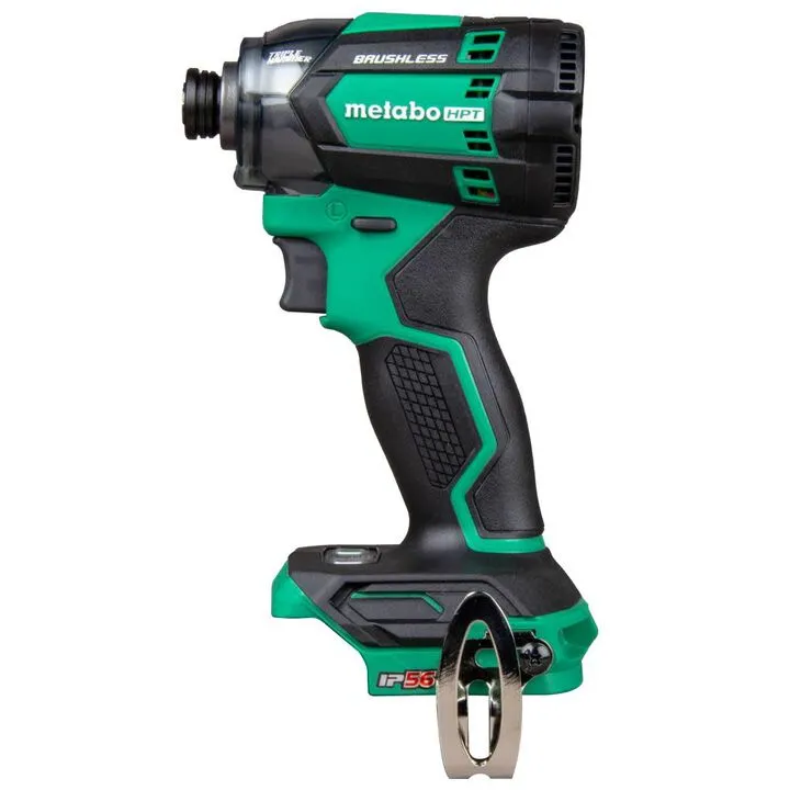 Metabo HPT 18V MultiVolt Triple Hammer Impact Driver (Bare Tool) with 2-Pack No. 2 Square Magnetic Driver Bits 1
