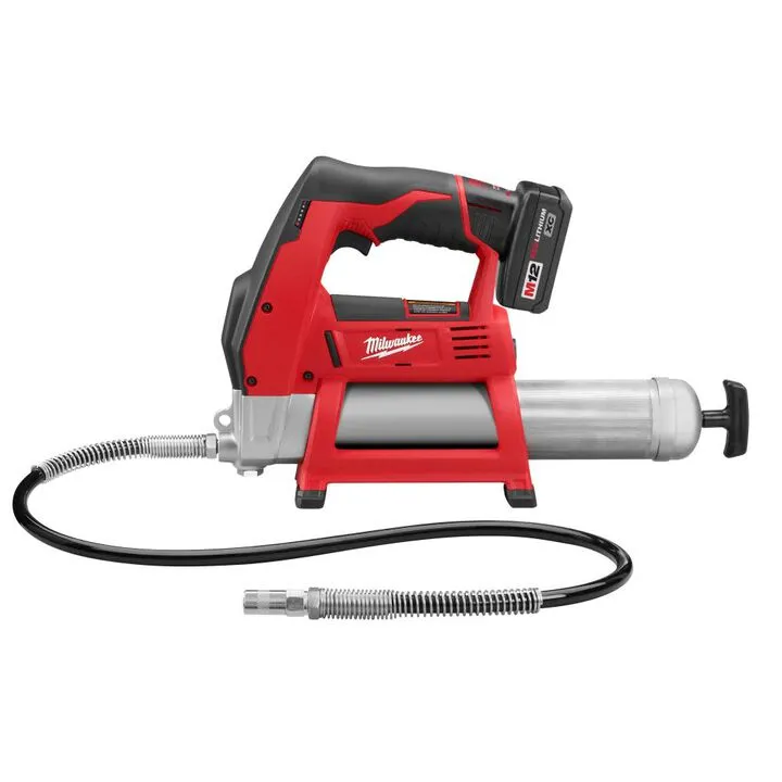Milwaukee M12 Cordless Lithium-Ion Grease Gun Kit - Professional Maintenance Solution