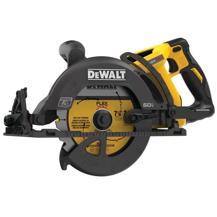 DEWALT 60V MAX 7-1/4 Inch Cordless Circular Saw & Reciprocating Saw Professional Bundle 6