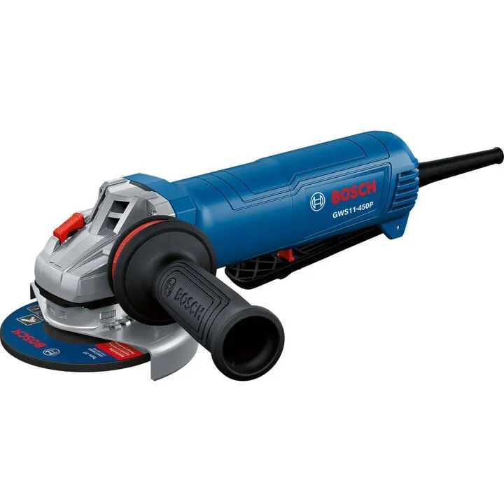 Bosch 4-1/2 Inch Angle Grinder with No Lock-On Paddle Switch - Professional Industrial Series