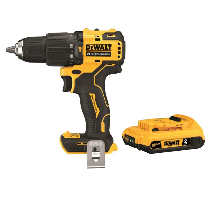 DEWALT ATOMIC 20V MAX Compact Cordless 1/2 in. Hammer Drill/Driver Bundle