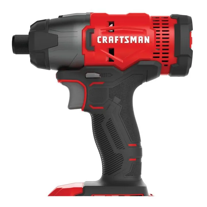 CRAFTSMAN V20* Cordless 1/4 Inch Impact Driver - 2 Battery Professional Kit 4
