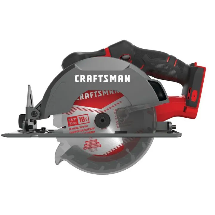 CRAFTSMAN V20 Cordless 6-1/2 Inch Circular Saw (Bare Tool) 1