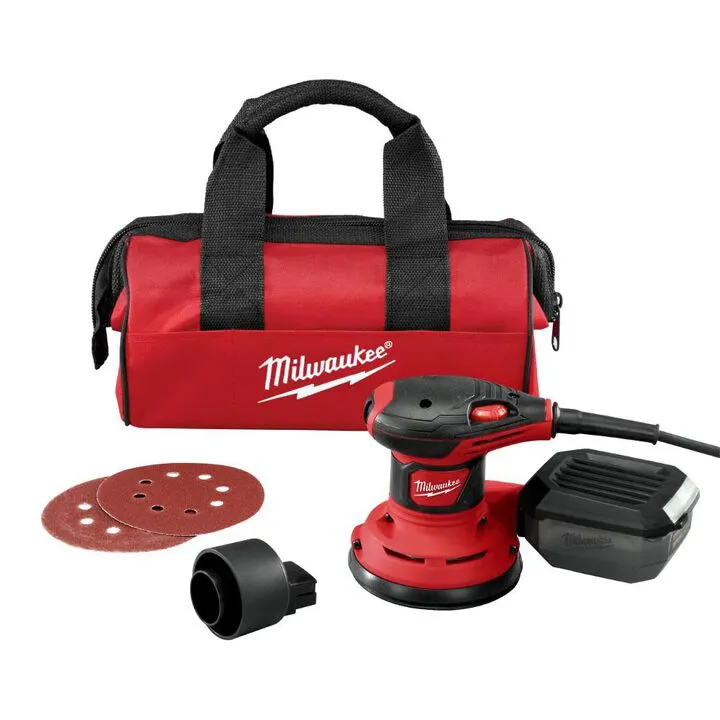 Milwaukee 5-inch Random Orbit Palm Sander - Professional Grade Finishing Tool 1
