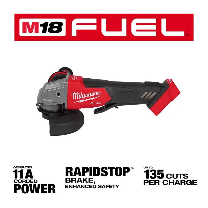 Milwaukee M18 FUEL 4-1/2" / 5" Grinder with Paddle Switch (Bare Tool) 2