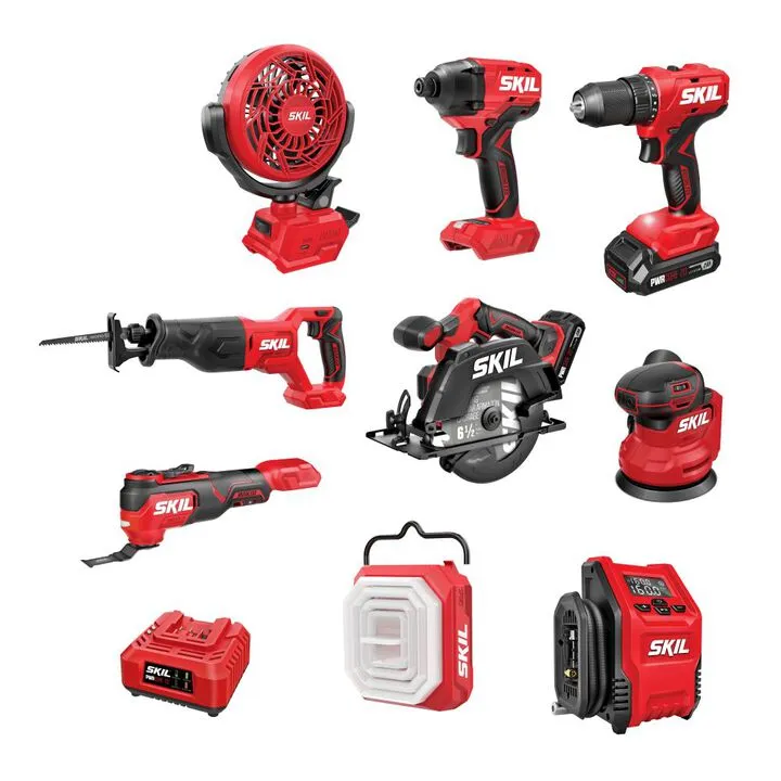 SKIL 20V Brushless 9-Tool Combo Kit: High-Performance Cordless Solution for Professionals and DIYers 1