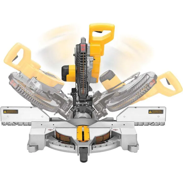 DEWALT 12-Inch 15 Amp Dual Bevel Compound Miter Saw & Professional-Grade Stand Bundle 3